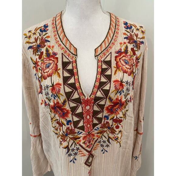 Johnny Was Workshop Kirpa Circle Sleeve Dress - Picture 5 of 7